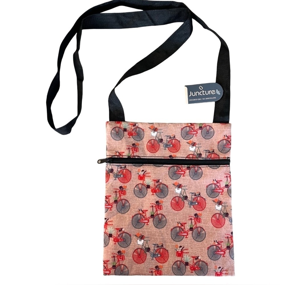Juncture Bicycle Print Crossbody Bag NWT